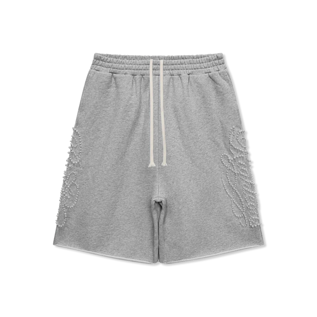 We Are Righteous “Script Pearl” Sweatshorts