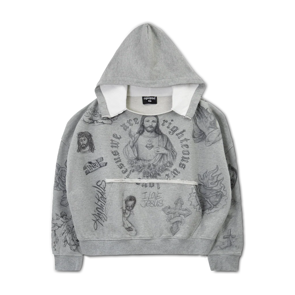 We Are Righteous “God’s Favorite” Distressed Hoodie