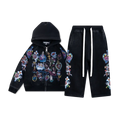 Kids “Risen King” Cropped Zip Tracksuit