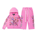 We Are Righteous Risen King Zip Up Pink