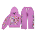 We Are Righteous Risen King Zip Up Pink
