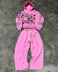 We Are Righteous Risen King Zip Up Pink